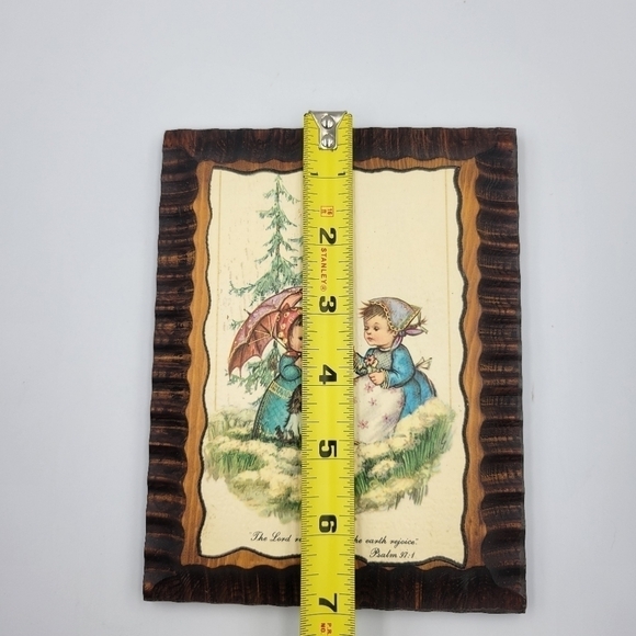 Vintage Wooden Wall Hanging with Bible Verse - Picture 4 of 5